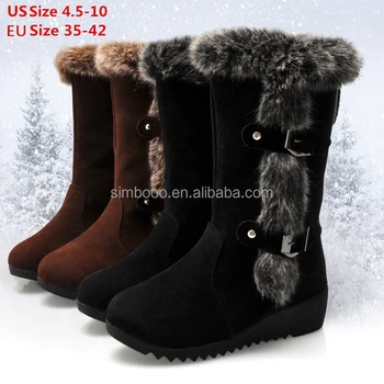 warm fur boots