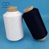 New product full dull color dyed label polyester twist yarn for Woven Label