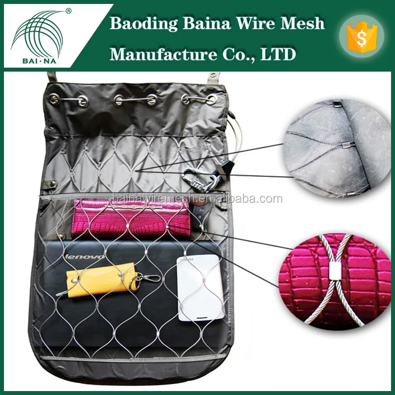 Metal Wire Mesh For Camera Security Backpack,Duffel Bags Buy Wire