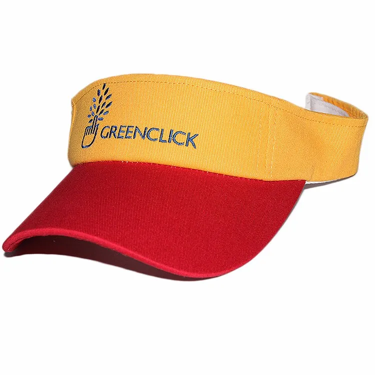 Custom Made Design Your Own Logo Embroidery High Quality Sun Visor