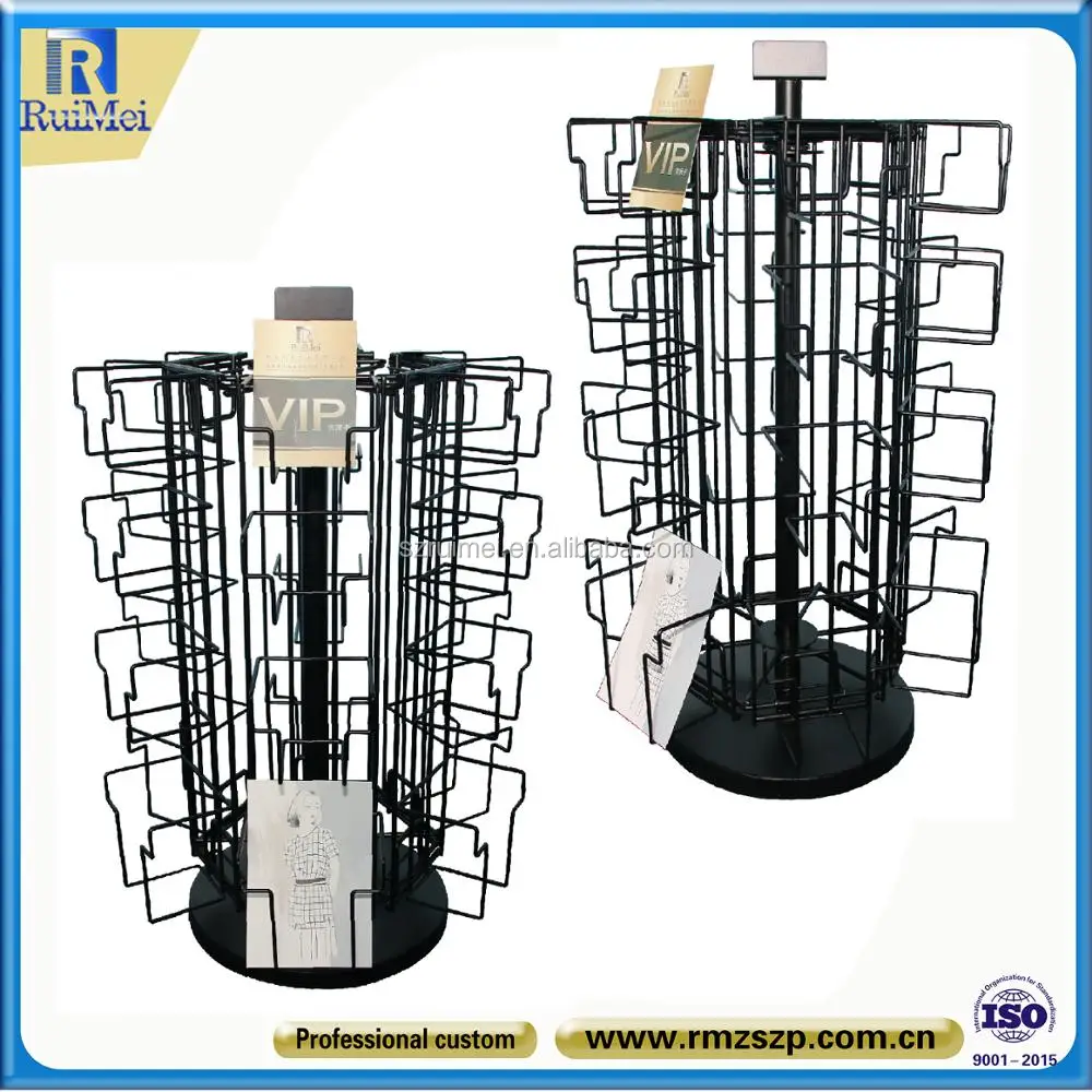 Tabletop Spinning Metal Pocket Card Rack Greeting Card Display Buy