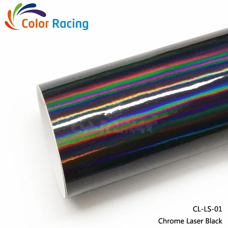 High Quality Auto Pvc Vinyl Chrome Laser Car Shrink Wrap In Size 152cm