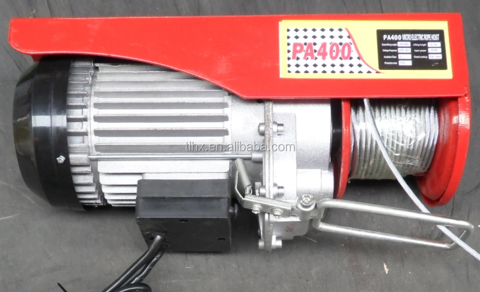 Single phase PA200 Small Electric Hoist Winch 110 Volt, View small