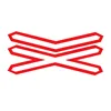 Red Fork Warning Traffic Sign Board Aluminum Profile for Traffic Sign