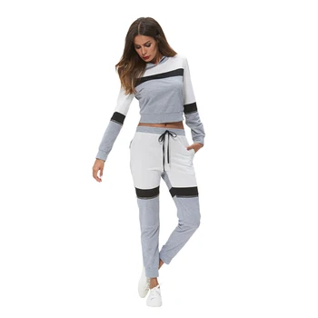 women's gray sweatsuit