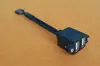 Motherboard 20-Pin Female to Dual USB 3.0 Female Converter Cable w/ Mount Holder