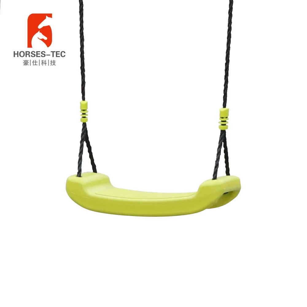 Leisure patio hanging children swing seats with Metal ladder seesaw