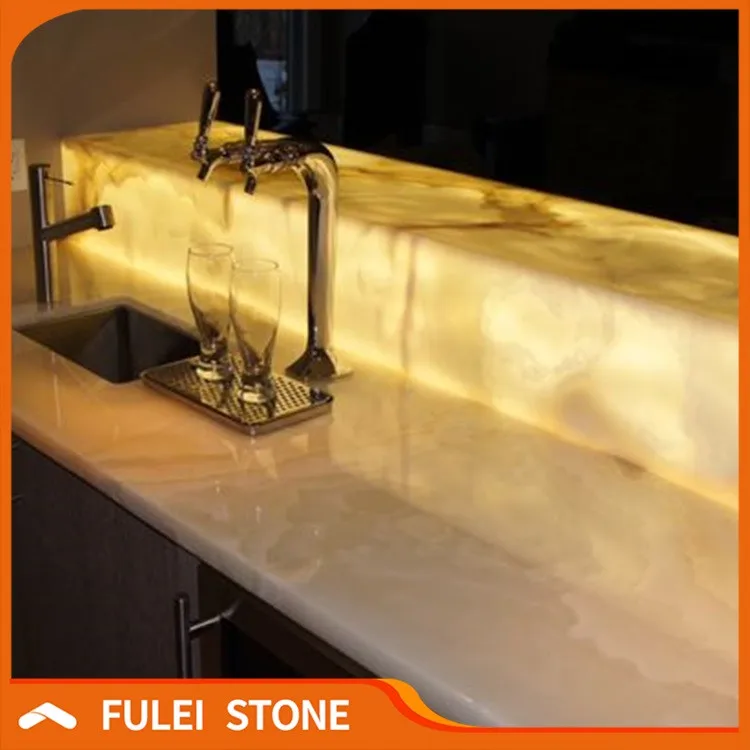 Natural Yellow Onyx Backlit Translucent Countertop Buy