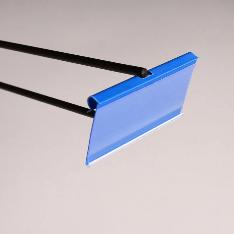 Plastic Clear Hinged Shelf Clipon Label Holders Buy Clipon Label