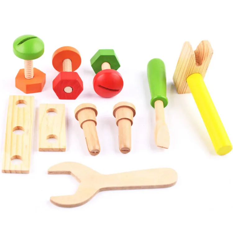 wooden toy tool box