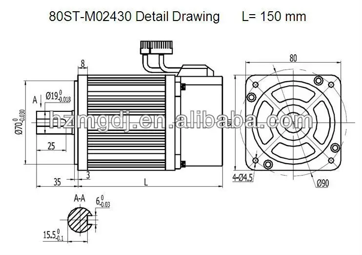 80ST-M02430 Detail Drawing
