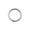 High-grade Metal Round Shape Key Ring Flat Key Ring Hardware Key Ring