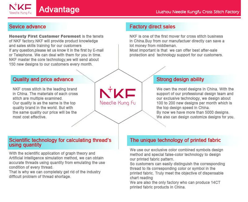 1 Advantage  of  cross stitch 