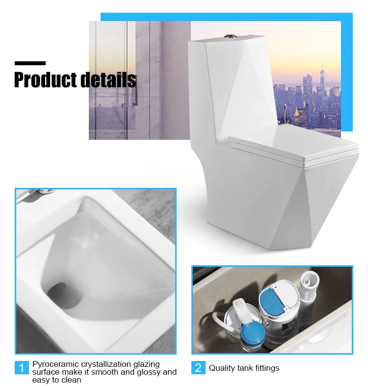 Chaozhou ceramic water floor luxury bathroom set toilet