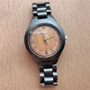 Create your own brand Oem black minimalist wooden watches