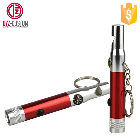 Portable Led Torch Light Compass Whistle Keychain - Buy Led Torch ...