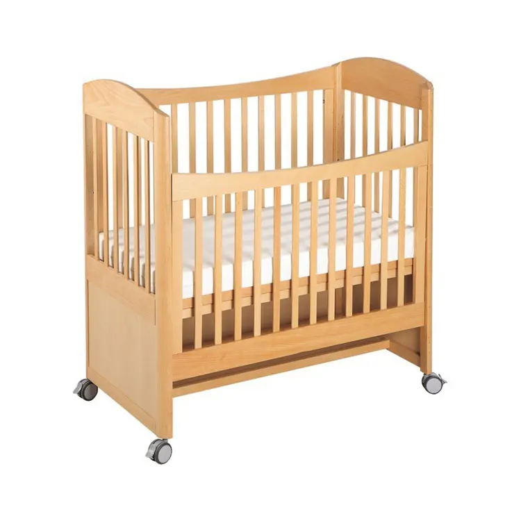 wooden cot with storage