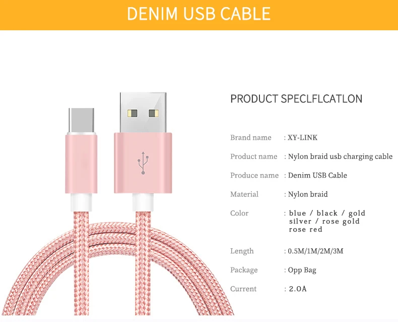 5V 2A Wholesale Factory Price Fast Charging Data Cable For Samsung Cable