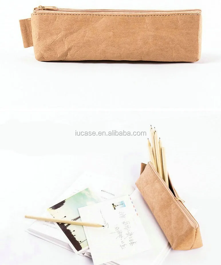 Universal Washable Kraft Paper Pencil Case Buy Kraft Paper Pencil