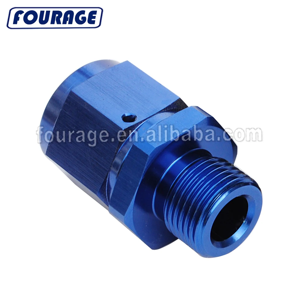 Male AN10 To 3/8'' NPT Thread Aluminum Straight Adapter Pipe Fuel Oil Fitting