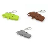 Cute Crocodile Keychain with LED Flashlight and Sound Effects Cartoon Key For Kids Christmas CK312