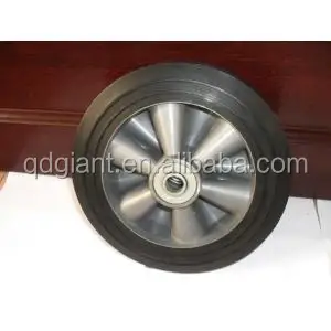 High quality solid rubber wheel 8x2 for barbecue cart