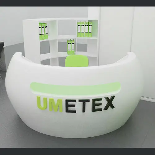 2014 hot selling luxury and creative design hotel reception desk