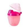 Xianghong Portable Baby Food Storage Box Snack Cup Cute Bear Shape 3-comparment Baby Milk Powder Container