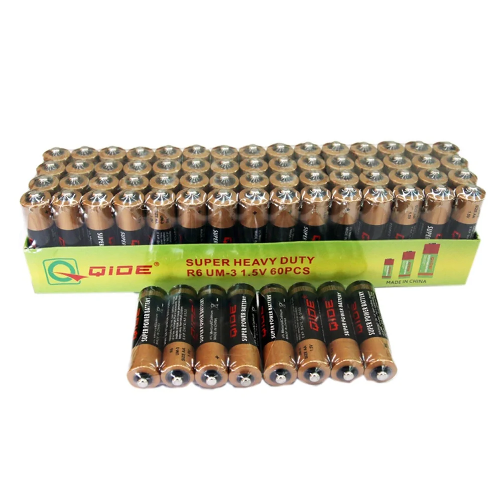 105mins 1.5v Power Volt Battery Heavy Duty R6 Extra Aa R6p Super Heavy