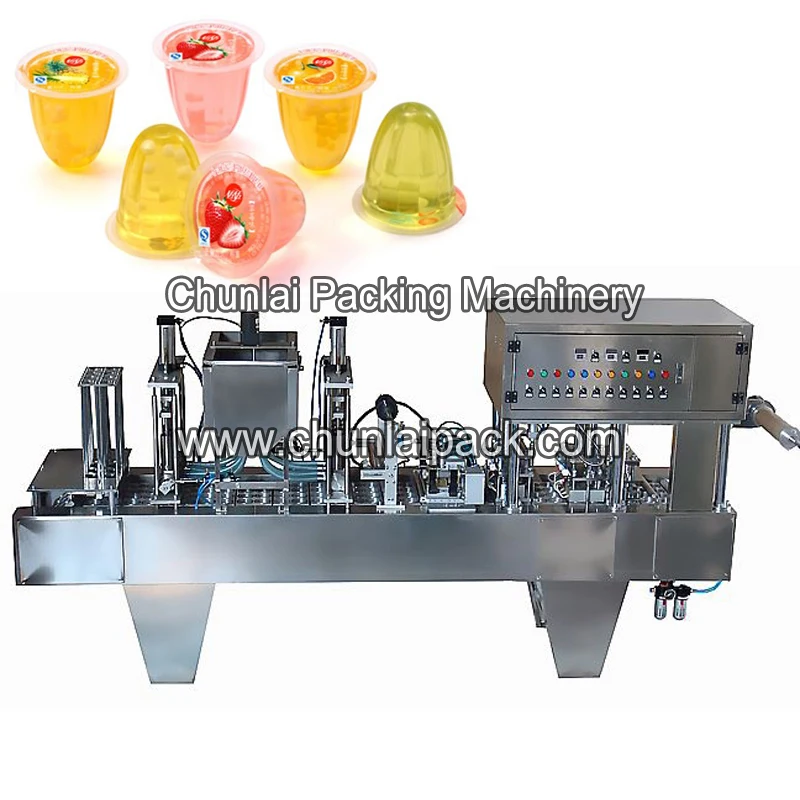 Jelly/Pudding Cup Filling Sealing Machine, Jelly/Pudding Cup Filling
