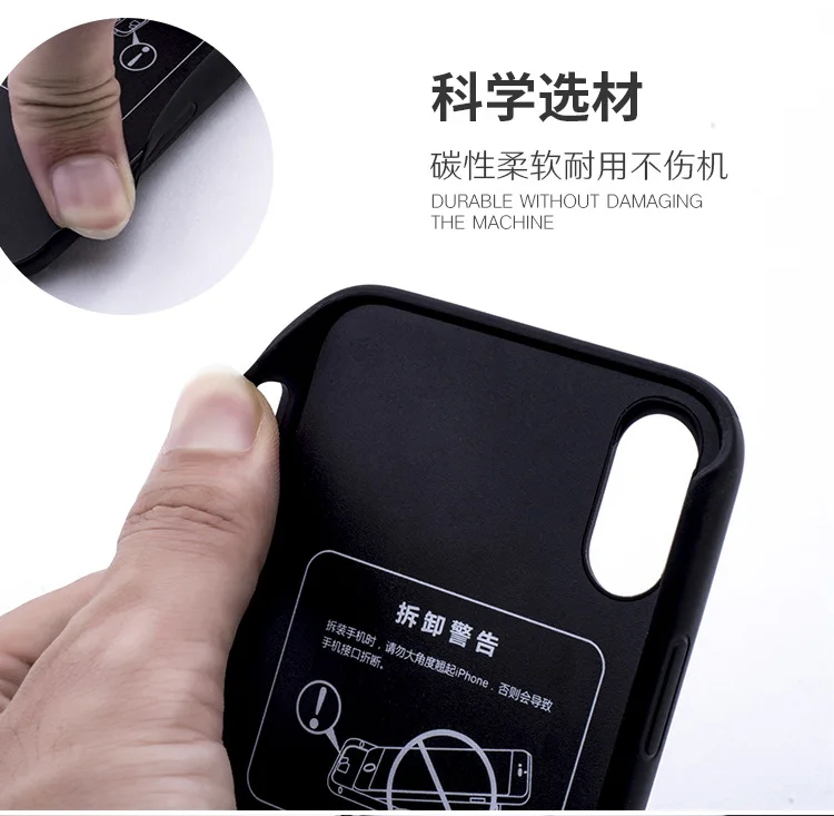 Marble printing Backup Battery Charging Case for iphone