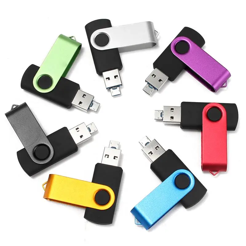 2017 USB2.0 Pen Drive Android Smart Phone Flash Drives 4GB 8GB 16GB 32GB Metal OTG External Micro USB Stick Memory U Disk - ANKUX.COM