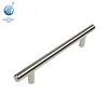 5" (128mm) Hole Center HOLLOW Stainless Steel T bar Handle Pull Brushed Satin Nickel Finish