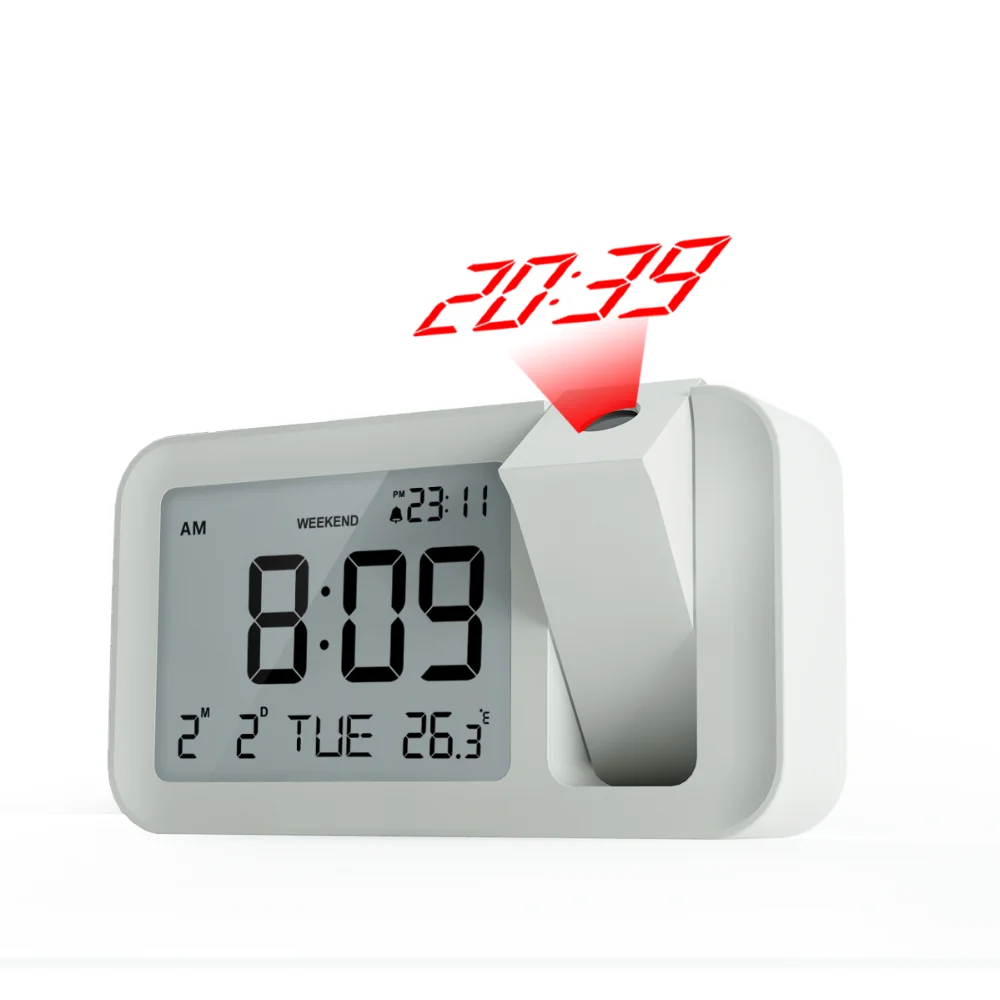 Ygh5235 On The Ceiling Alarm Desktop Laser Projection Clock Display Buy Digital Clock Calendar Desktop Projection Clock Table Clock With Calendar