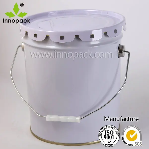 5 Lt/10 Litre /15 Liter /20l Metal Paint Pail With Cover And Handle