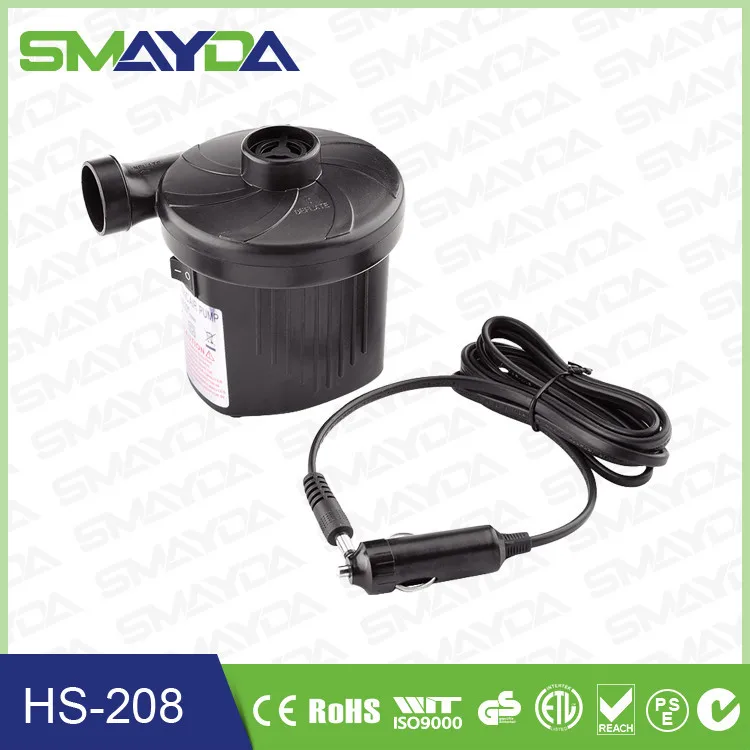 Factory Price 2 way Ac+dc Electric Air Pump For Inflatable Products Hs