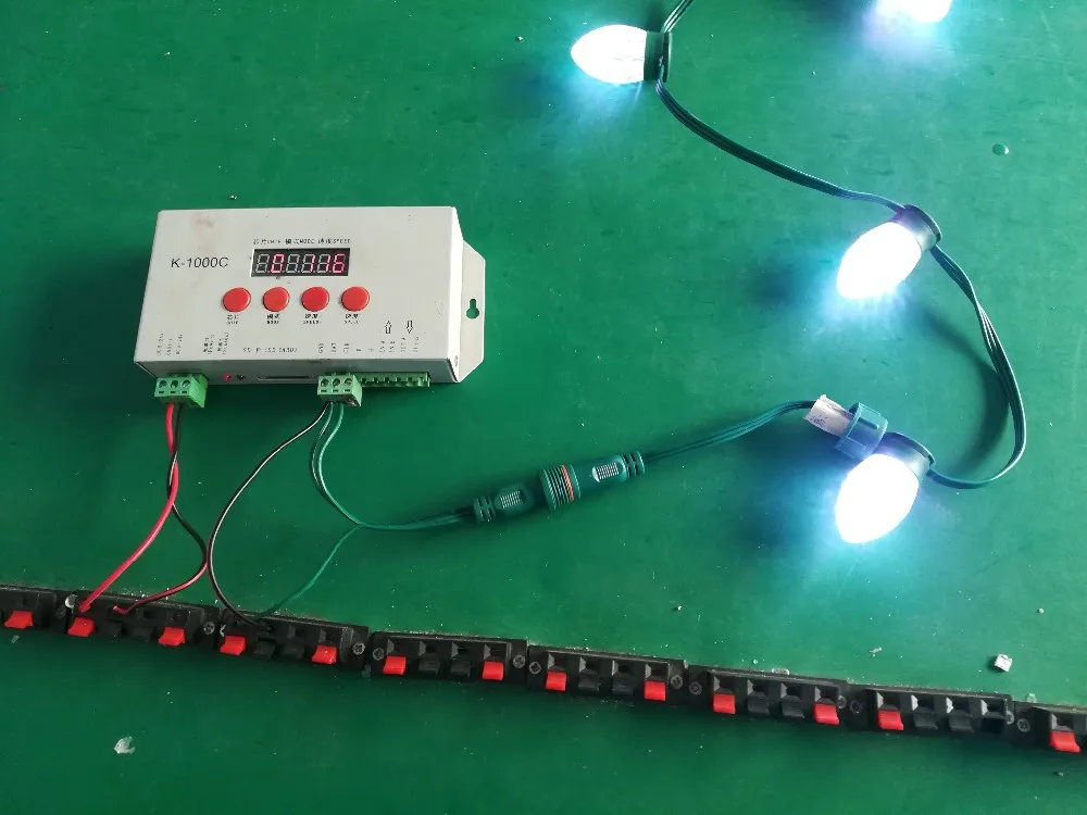 12v Ws2811 Programmable C9 Rgb Led Christmas Outdoor String Lights