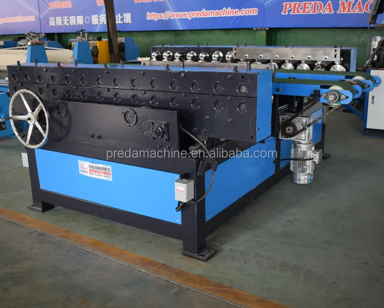 Duplex TDF flange forming machine with double side TDF roll former sized 35mm fastest production for flange joint making