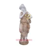 Luxury Home Garden Ornaments Beautiful Marble Lady Figure Statue