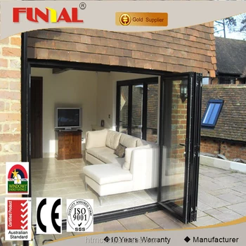 Commercial Exterior Accordion Folding Glass Doors/ Bi Folding Doors ... Commercial Exterior Accordion Folding Glass Doors/ Bi Folding Doors ...