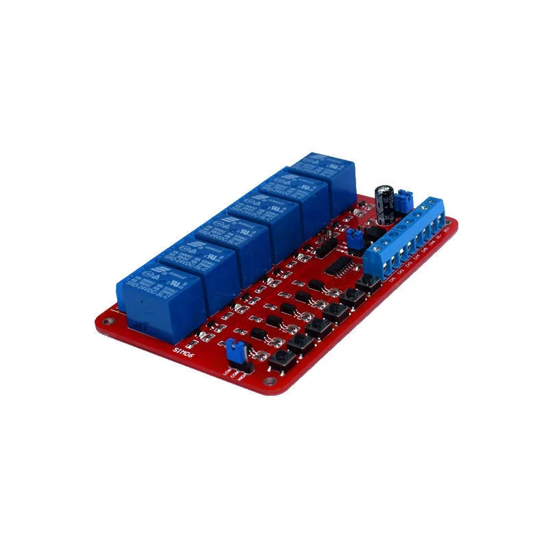 Self Locking Relay Interlock Switch 6 Channel Relay Module Optocoupler