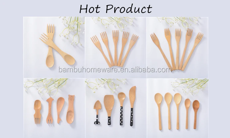 bamboo spork spoon fork