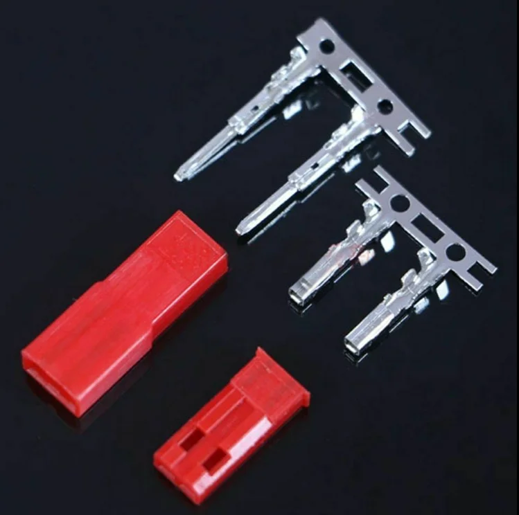 120 Set Red JST 2 Pin Housing and Pin Connector Female & Male 