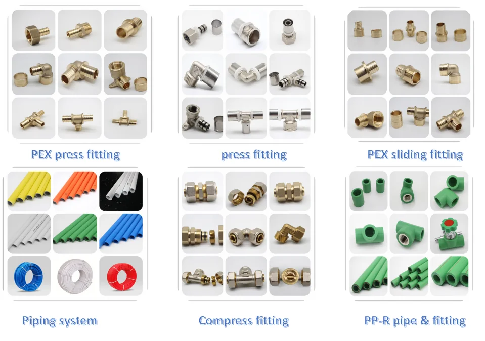 High Quality Press Plumbing Fitting For Pex Al Pex Pipe,Multilayer Pipe