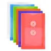 Plastic Envelopes with Button & String Tie Closure For daily life business and school