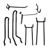 Different kinds of metal wire hooks for supermarket 5mm standard aperture