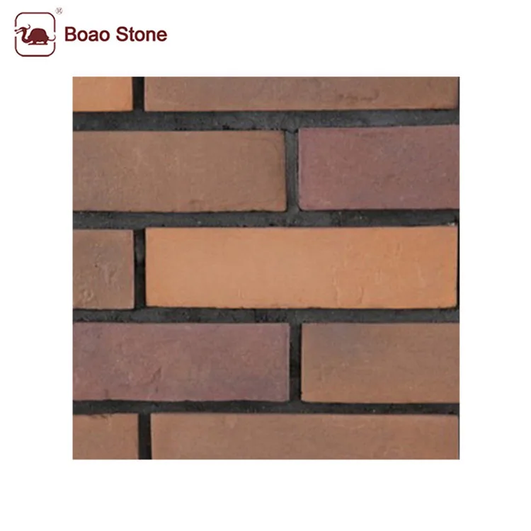 Decorative Red Brick Wall Cladding Fire Resistant Brick Panel