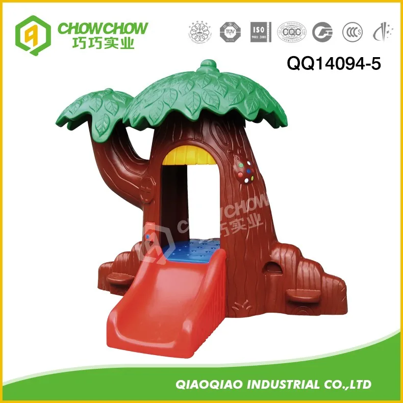 2015 Plastic Magic Tree House,Playhouse And Slide (qq140945) Buy