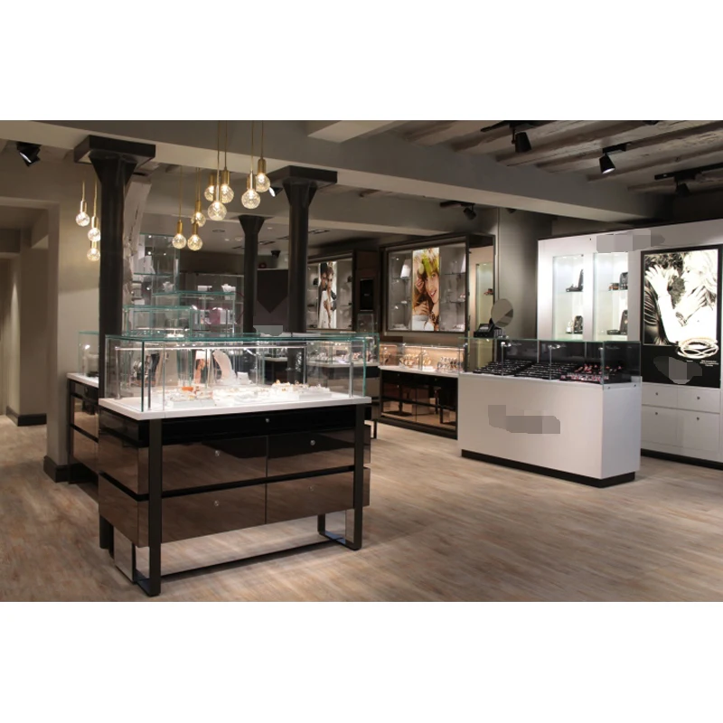 Wholesale Custom Mdf Wooden Furniture Jewelry Kiosk For