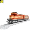 modern design building blocks hot sale train carriage C 2 bricks